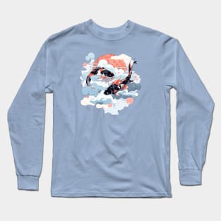 Two koi fish dancing Long Sleeve T-Shirt